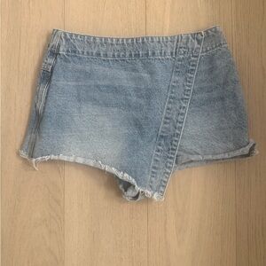 Denim Skort